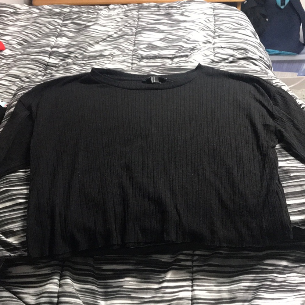 Black Crop Top